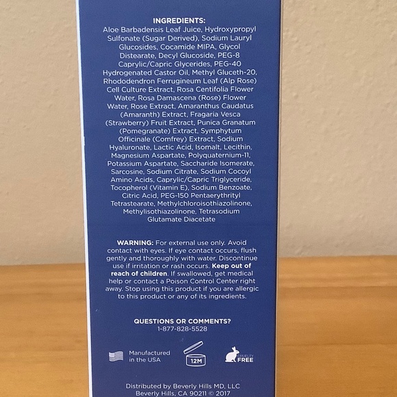 Beverly Hills MD Rose Stem Cell Daily Cleanser NIB - Picture 4 of 4